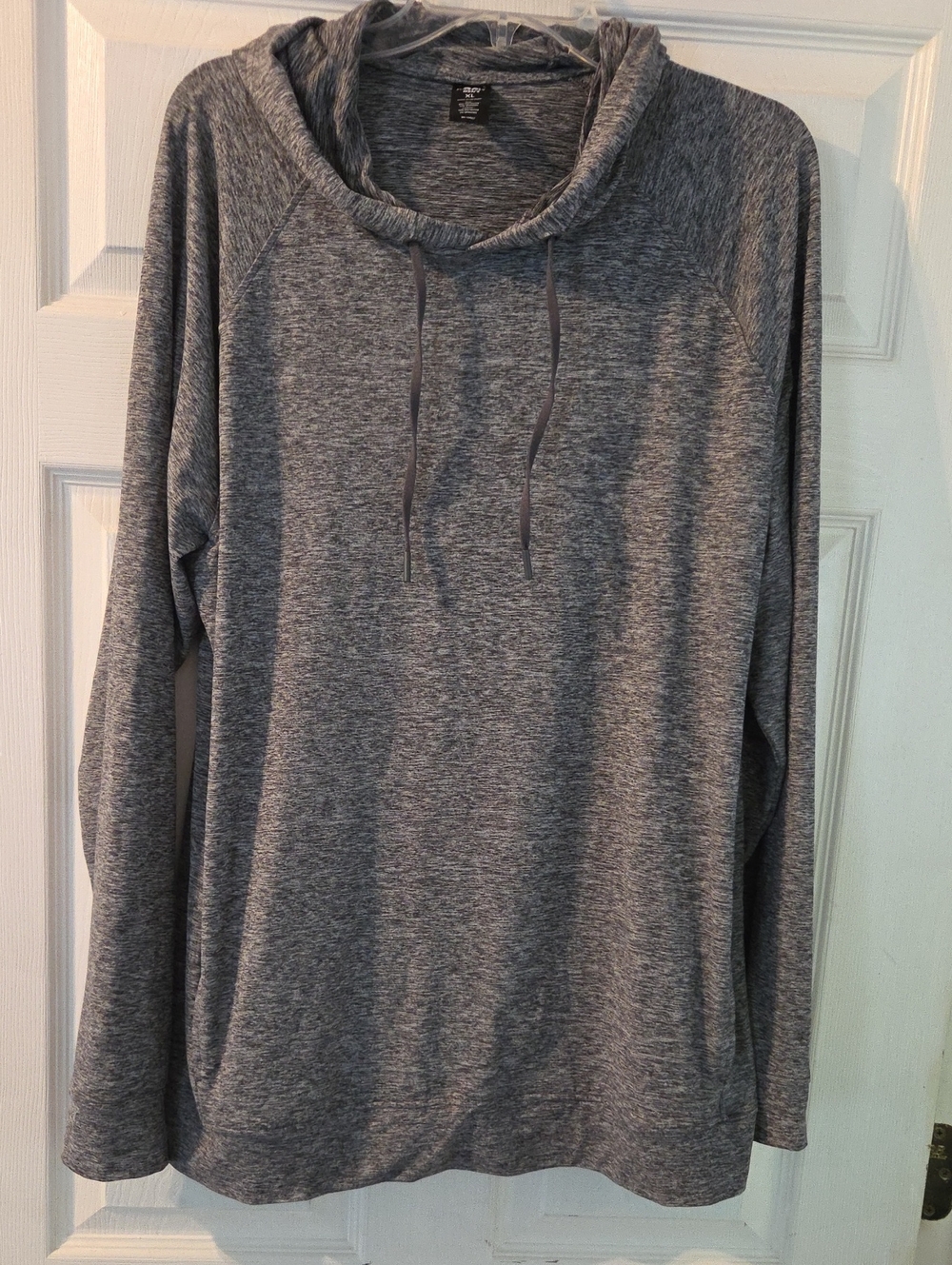 90 Degree By Reflex Men's XL Heathered Gray Performance Tee